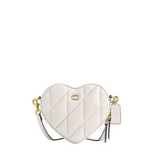 Coach Quilted Leather Heart Crossbody Bag